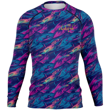 Chokefish™ Long Sleeve Rashguard Marine Men's Shirt-006